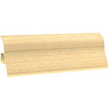 Плинтус напольный ПВХ 109 2,5м бук ясный (45), Ecoline (Эколайн)