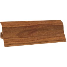 Плинтус напольный ПВХ 145 2,5м дуб янтарный (45), Ecoline (Эколайн)