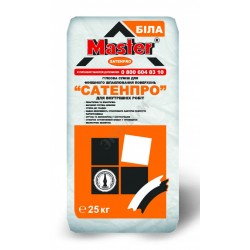Гипсовая шпаклевка финишная Мастер Сатенпро (Master Satenpro) 25 кг