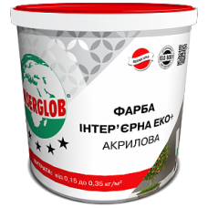 Краска интерьерная ЭКО+ акриловая, 14кг Ансерглоб (Anserglob)